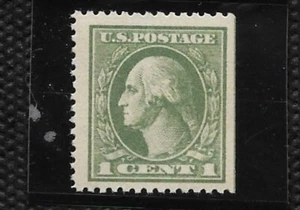 SCOTT 536 1 CENT GEORGE WASHINGTON SINGLE MNHOG PERF. 12 1/2 FREE SHIPPING - Picture 1 of 1