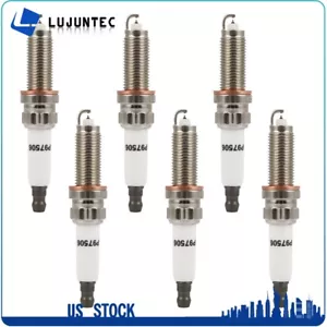 Iridium Spark Plugs For BMW 135i 335i 435i 535i 640i 740i 740Li M235i 3.0L 6Pcs - Picture 1 of 7