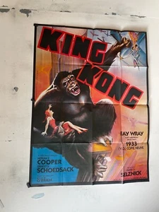 KING KONG POSTER ORIGINAL120x160 FAY WRAY – ROBERT ARMSTRONG - Picture 1 of 1