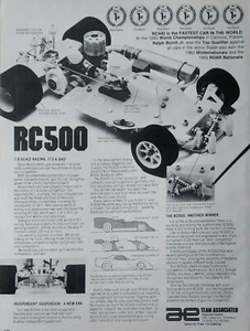 RC500 Team Associated Car Print Ad Ephemera Wall Art Decor 1:8 - Picture 1 of 1