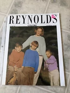 Reynolds The Essential Cotton Cardigan Knitting Pattern #885 Child size 2-16 - Picture 1 of 3