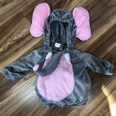 Elephant Plush Halloween Costume 6-12 Months Babies Infants - Image 1 of 3