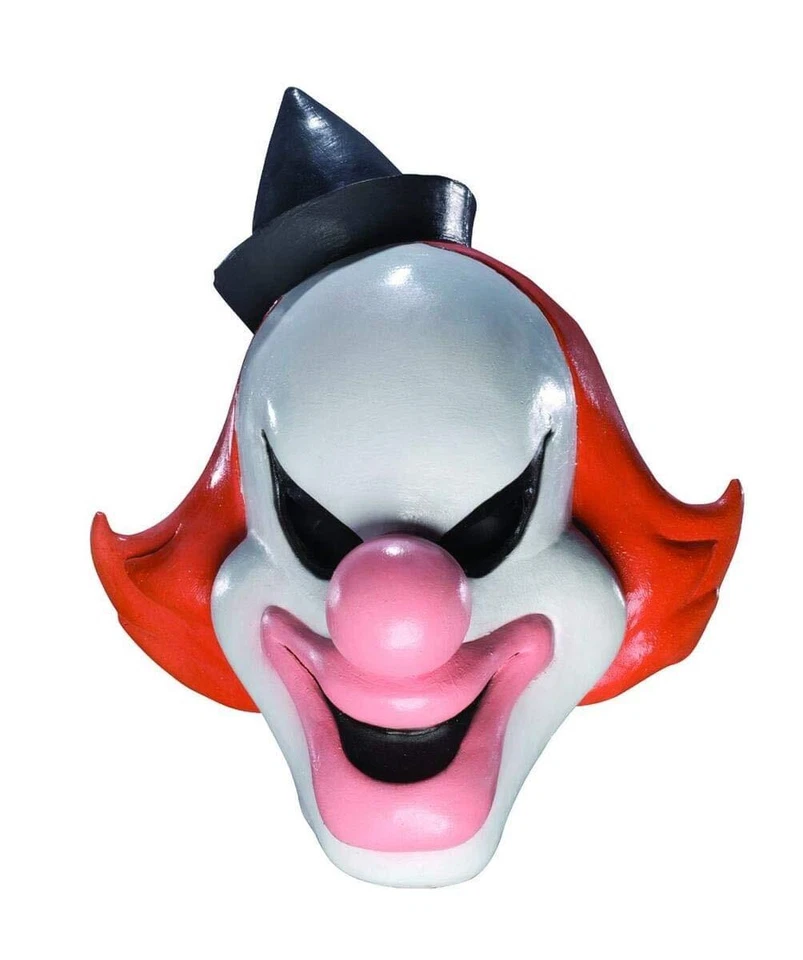 Ghost Clown Latex Mask Scooby-Doo Fancy Dress Halloween Adult Costume Accessory - Image 1 of 1