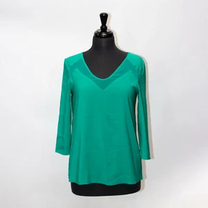Express Green Long-Sleeved Blouse (Small) - Picture 1 of 2