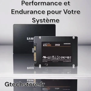 SSD interne Samsung 870 EVO SATA III 2.5" pour PC portable et bureau - Photo 1/8