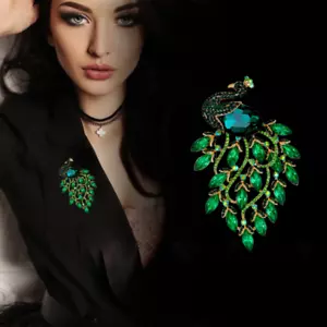 Mujeres Originalidad Multicolor Pavo Real Vintage Broche Precioso Esmalte Pin Regalo - Imagen 1 de 9