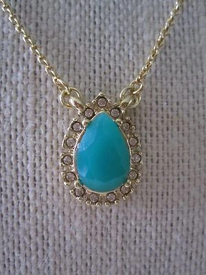 NWT Kate Spade Very Pretty Green Balloon Bouquet Mini Pendant Necklace   - Image 1 of 4