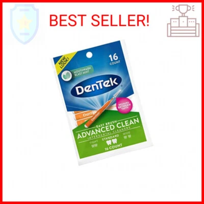 DenTek Easy Brush Interdental Cleaners, Mint, 16 Count (Pack of 5) - Imagem 1 de 2