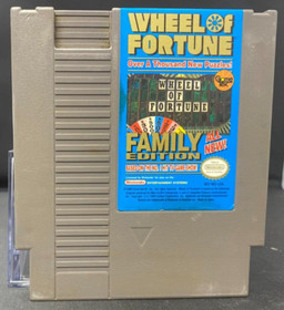 Wheel of Fortune Family Ed - Nintendo NES (1990) - TESTED WORKING CARTRIDGE ONLY