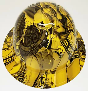 Sombrero duro Hydro Dip amarillo Dream Girls ala completa Pyramex Ridgeline - Imagen 1 de 7