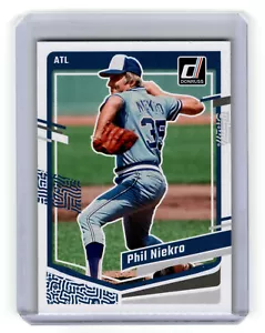 2023 Donruss Baseball Baseball #199 Phil Niekro - Atlanta Braves - Foto 1 di 2