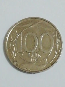 Moneta da 100 Lire Piccola del 1993 Repubblica Italiana Turrita testa piccola - Foto 1 di 2