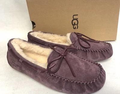 Zapatillas Ugg Australia Dakota Puerto Metálico Púrpura 1019069 Casa Zapato Piel de Oveja Foto 1 de 4