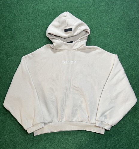 Felpa con cappuccio Fear Of God Essentials stile Boxy Y2K Hypebeast Designer piccola