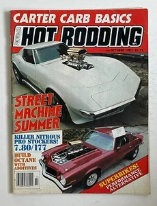 Popular Hot Rodding October 1981 - 1962 Vette , 1962 Bel Air Etc. - Picture 1 of 6