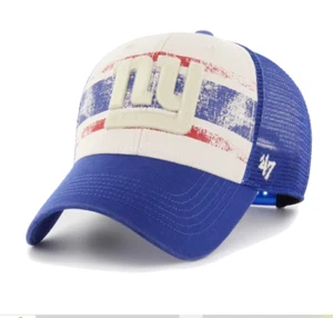 New York Giants '47 Breakout MVP Trucker Adjustable Hat Cream - Picture 1 of 3