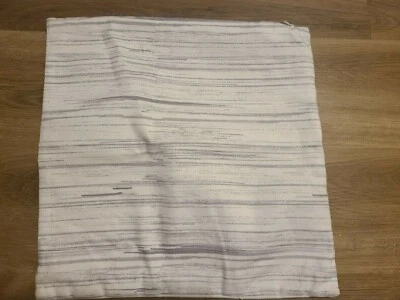 DKNY "Loft Stripe - Gray" 16" Pillow Cover - Image 1 of 4