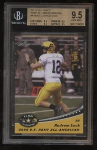 2012 Leaf Draft YELLOW BOTTOM Army All-American Bowl Andrew Luck RC! BGS 9,5 GEM - Bild 1 von 2