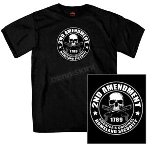 Hot Leathers Black 2nd Amendment T-Shirt - GMD1158XL  ( Size XL - XLarge )