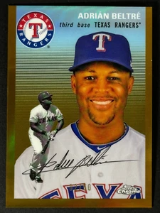 Adrian Beltre /50 True Gold rifrattore 2023 cromo platino anniversario #343 - Foto 1 di 1