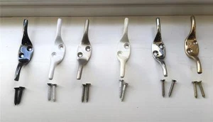 Roman Blind Cleat Hook with matching screws. Available in 6 colours - Picture 1 of 7