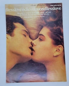 Guitarra Vocal Piano Endless Love Diana Ross Lionel Richie 1981 Partituras Motown - Imagen 1 de 6