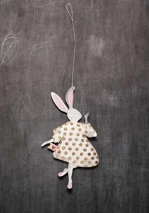 GOOD OLD FRIENDS Wunschhase Kleid mit Punkten Hase Ostern Osterdekoration NEU! - Bild 1 von 3