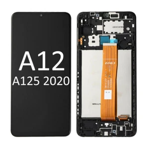 Samsung Galaxy A12 A125 2020 LCD & Touch Screen with Frame Assembly Replacement - Zdjęcie 1 z 2