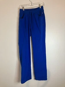 Care Scrubs Royal Blue Medical Uniform Scrub Bottom Small Tall - Picture 1 of 9