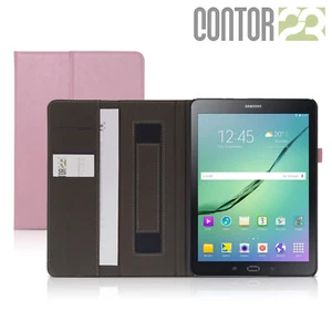 Business-Hülle,Tasche + Panzerfolie ROSÉ für 9.7" Samsung Galaxy Tab S2 [2015]  - Bild 1 von 11