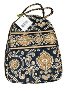 Vera Bradley Lets Do Lunch Caffe' Latte Lunch Bag 4"X 8"X10" Water Tight Lining - Picture 1 of 6