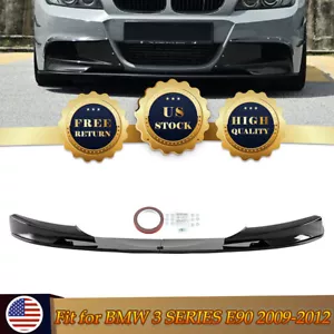 For BMW 3-Series E90 E91 LCI M Sport 325i 335i 09-2012 Front Bumper Splitter Lip - Picture 1 of 10