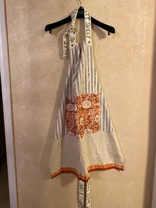 Anthropologie Izabella 3pc Set Cotton Apron, Pot Holder, Oven Mitt $128 Retail - Picture 1 of 12