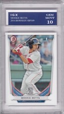 MOOKIE BETTS ROOKIE CARD 2014 Bowman GEM MINT 10 Baseball $$ RC Red Sox Dodgers!