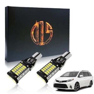 White 921 W16W LED Reverse Backup Light Bulbs for 2004-2020 2021 Toyota Sienna - Picture 1 of 7