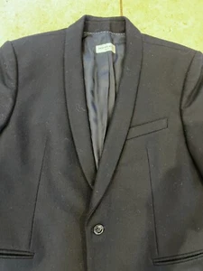 Dries Van Noten one button shawl collar men's blazer Navy Size 50 - Picture 1 of 6