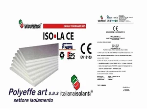 PANNELLI ISOLAMENTO TERMICO IN POLISTIROLO ALTA DENSITA' 100 x 50 x 3 KG 25 MC - Imagen 1 de 1