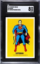 1974 National Periodical Wonder Bread DC Comics Superman SGC 8