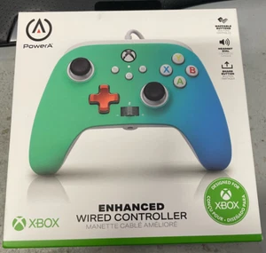 Controlador con cable mejorado PowerA - Seafoam Fade - Imagen 1 de 3