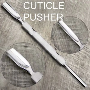 Spingi cuticole e raschietto in acciaio inox di alta qualità | Strumento per la cura delle unghie e manicure - Foto 1 di 4