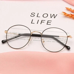 Herren Damen Kurzsichtbrille Retro Anti-Blaulicht Myopie Brille 0 bis -6.0 E - Bild 1 von 16