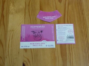 1 Bieretikett "Wuidsau New England Pale Ale" 0,33 l Hoppebräu Waakirchen - Bild 1 von 1