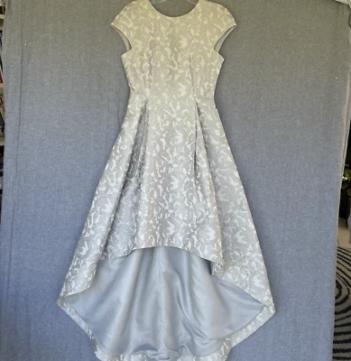 Carla Zampatti Womens Silver Renaissance Brocade Gown Dress Formal Wedding 6 - image 1 of 4