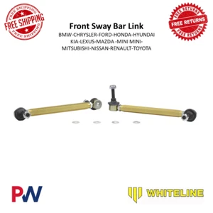 Whiteline KLC106 Front Adjustable Sway Bar Heavy Duty Links For Mazda Ford Honda - Foto 1 di 10