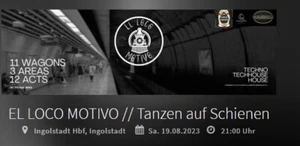 Festival EL LOCO MOTIVO Tanzen auf Schienen in Ingolstadt - Bild 1 von 1