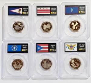 2009-S DC & Territorial Label - Proof Quarter Set - PCGS PR69DCAM - Nice! S3 - Picture 1 of 14