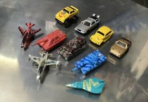 Lot Of 10  Micro Machines  & Jada Airplane Cars Jet Military Planes