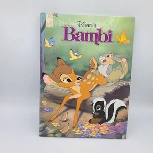 Disney's Bambi 1996 Hardcover Book Mouse Works Classic Storybook Collection - Foto 1 di 4