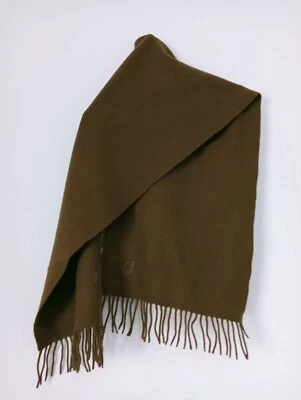Bufanda para hombre Y# vintage Dior kakhi toda lana 54/13 pulgadas tiene agujeros Foto 1 de 4