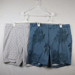 NEU Set aus 2 All in Motion 7" Golfshorts Herren feuchtigkeitsableitend blau weiß - Bild 1 von 44